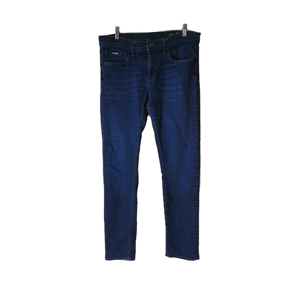 ARMANI EXCHANGE Mens J13 SLIM FIT Dark Jeans Size 32